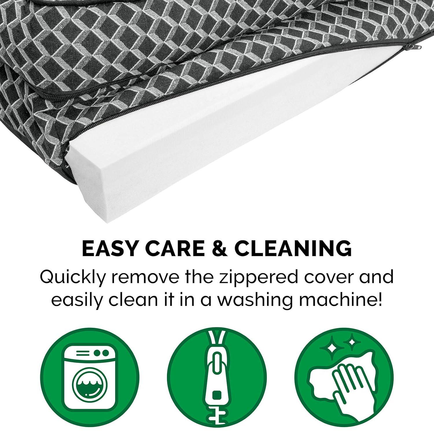 FurHaven Plush & Diamond Décor Comfy Couch Pet Bed