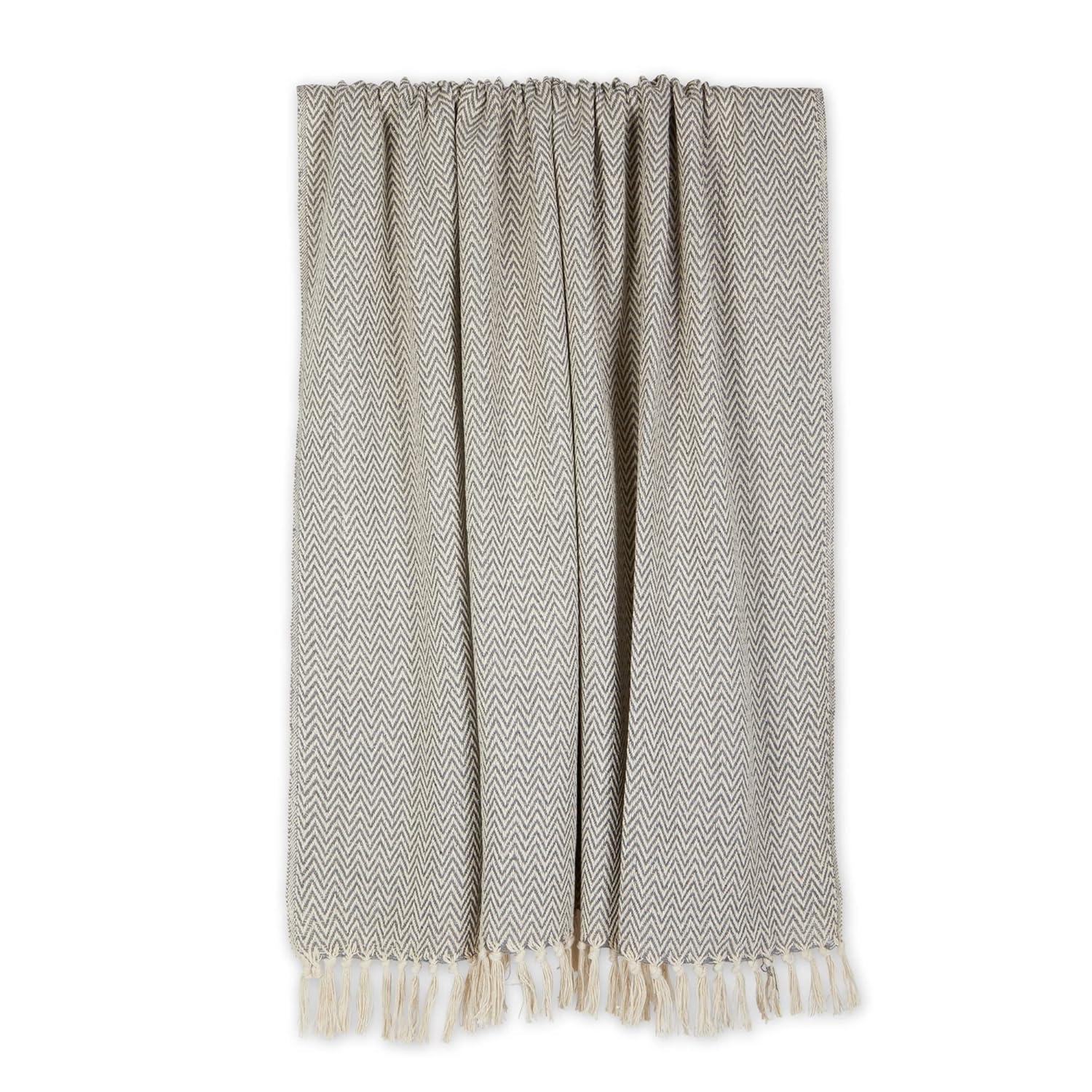 Design Imports Hand Woven Throw Blanket