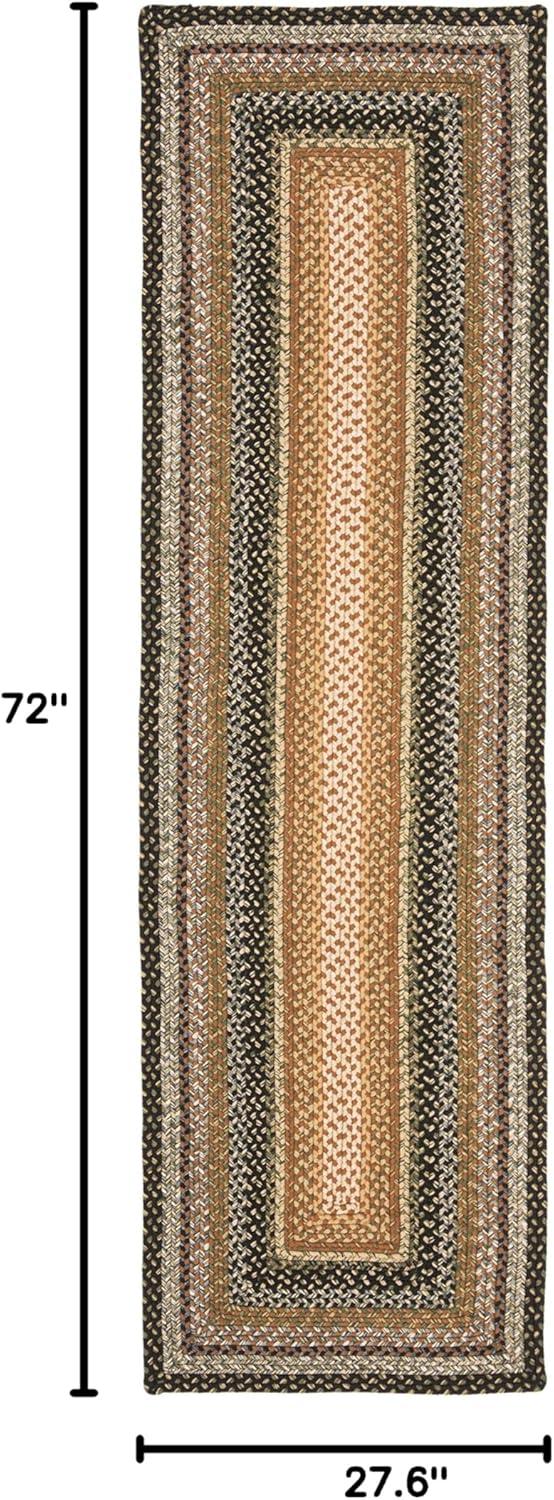 Braided BRD308 Hand Woven Runner Rug - Multi - 2'3"x6' - Safavieh.