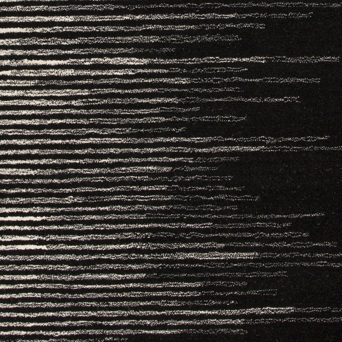 Jaipur Living Soft 9x12 Large Area Rug, Abstract, Black/Cream