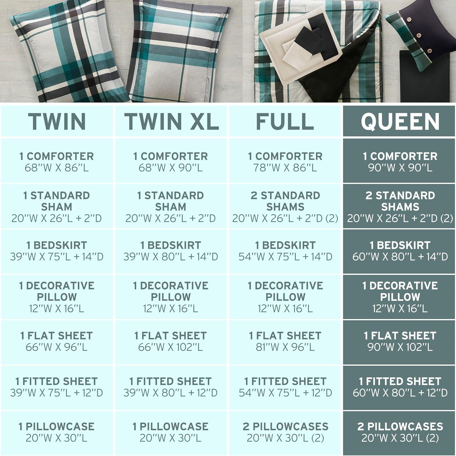 Intelligent Design Robbie Plaid Comforter Set with Bed Sheets