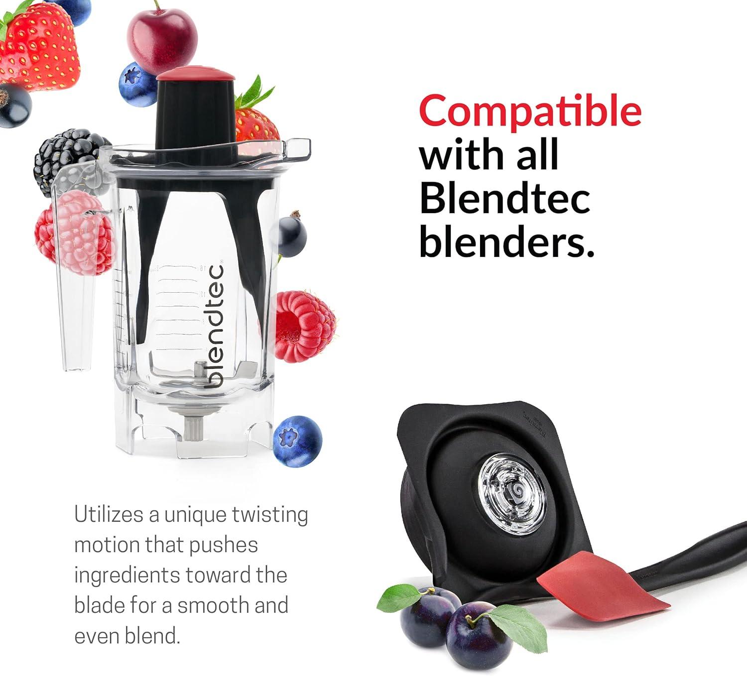 Blendtec 37 oz Twister Jar - Blender Jar Set for Shakes, Smoothies, and Thick Blends - Compatible with Blendtec Blenders - 16 oz Blending Capacity