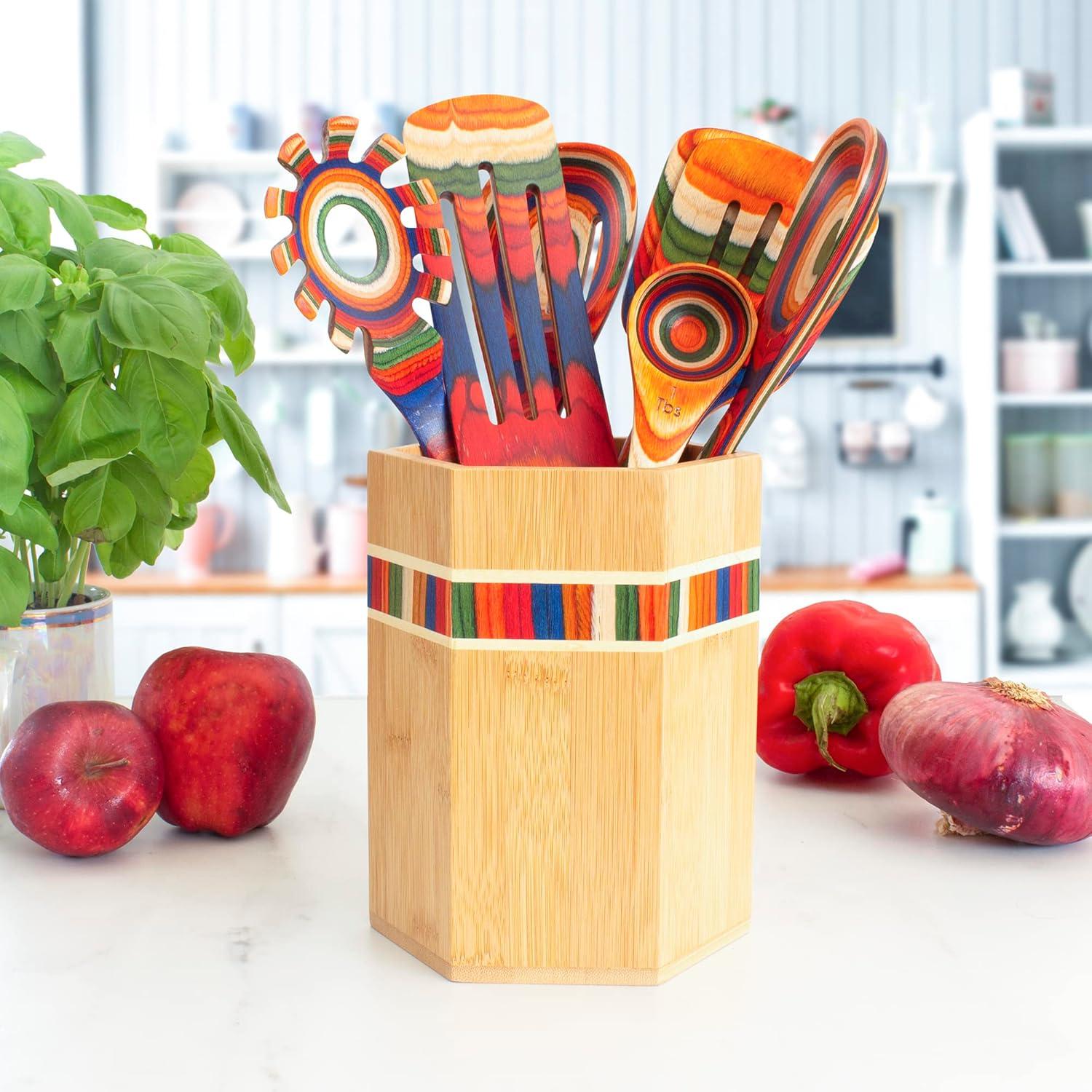 Baltique Marrakesh Mykonos Collection Kitchen Utensil Holder for Countertop