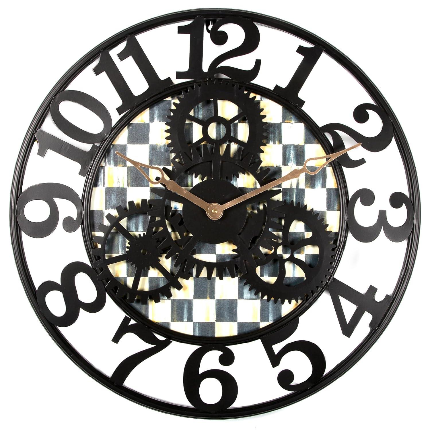 Courtly Check® Small Farmhouse Wall Clock