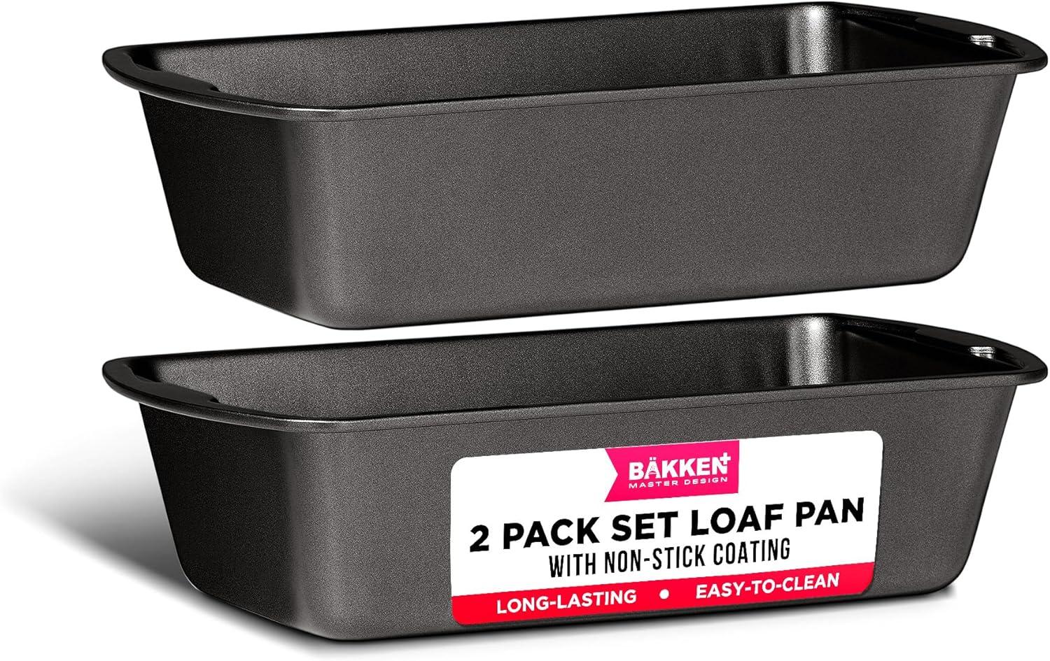 Bakken Nonstick Carbon Steel 2-Piece Loaf Pan Set