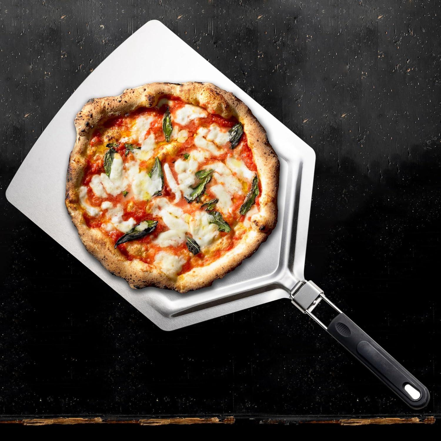 Outset XL Stainless Steel Pizza Peel With Folding Handle