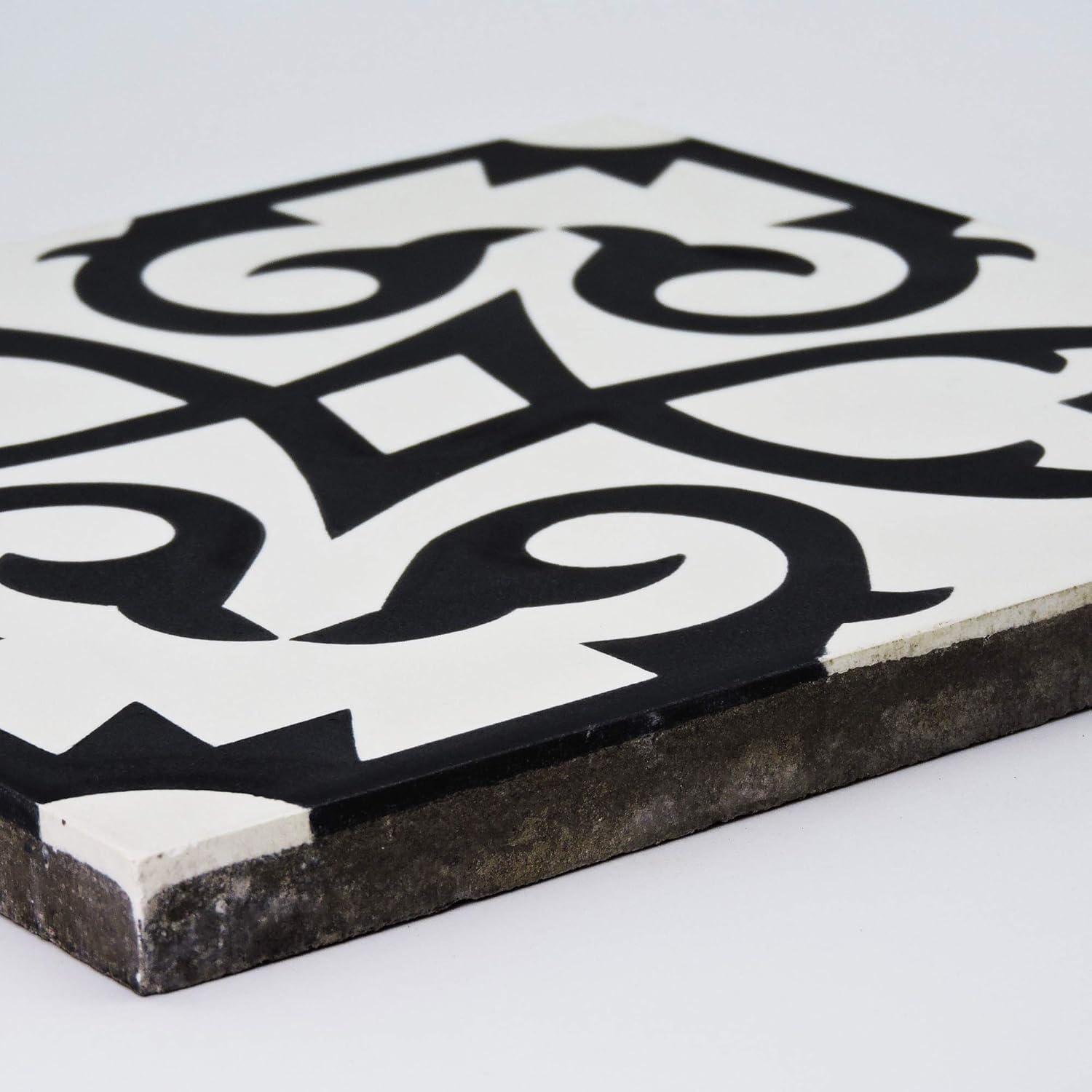 Moroccan Mosaic Orika 8" x 8" Cement Patterned Wall & Floor Tile