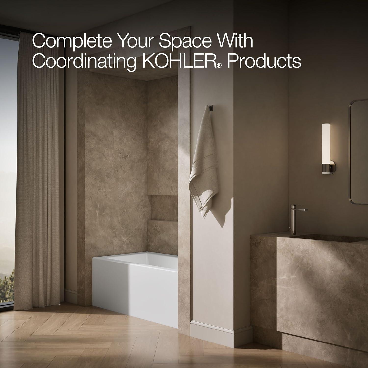 Underscore 60" x 32" Alcove Soaking Bathtub