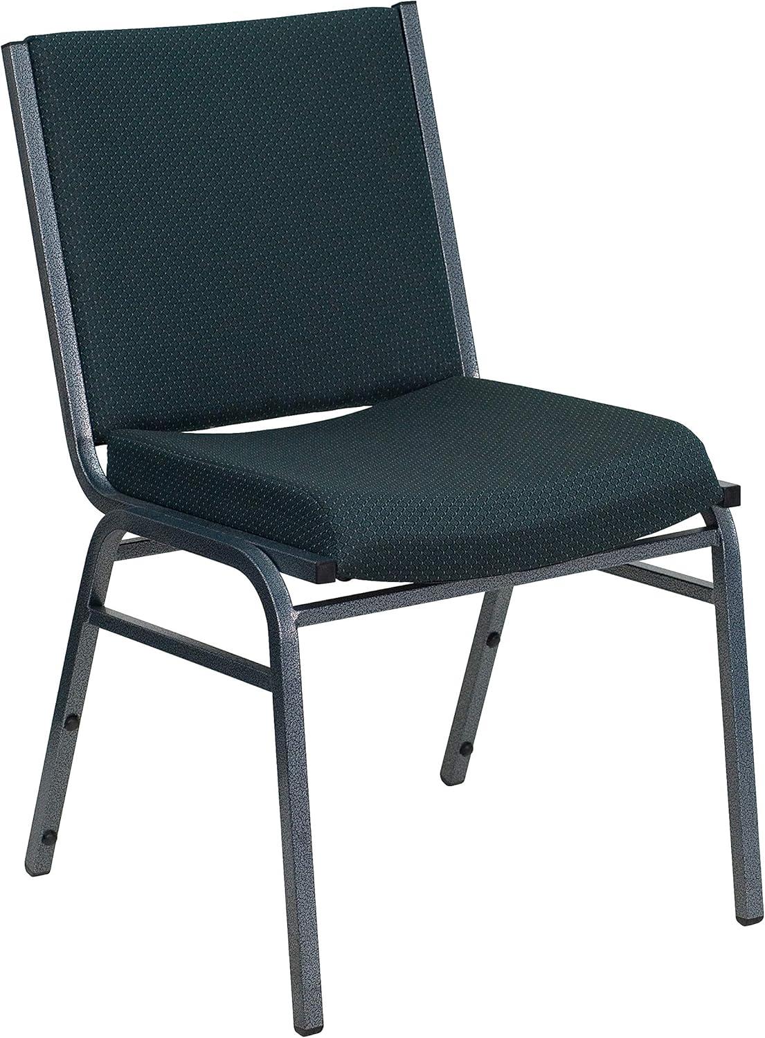 Flash Furniture HERCULES Series Heavy Duty Green Patterned Fabric Stack Chair