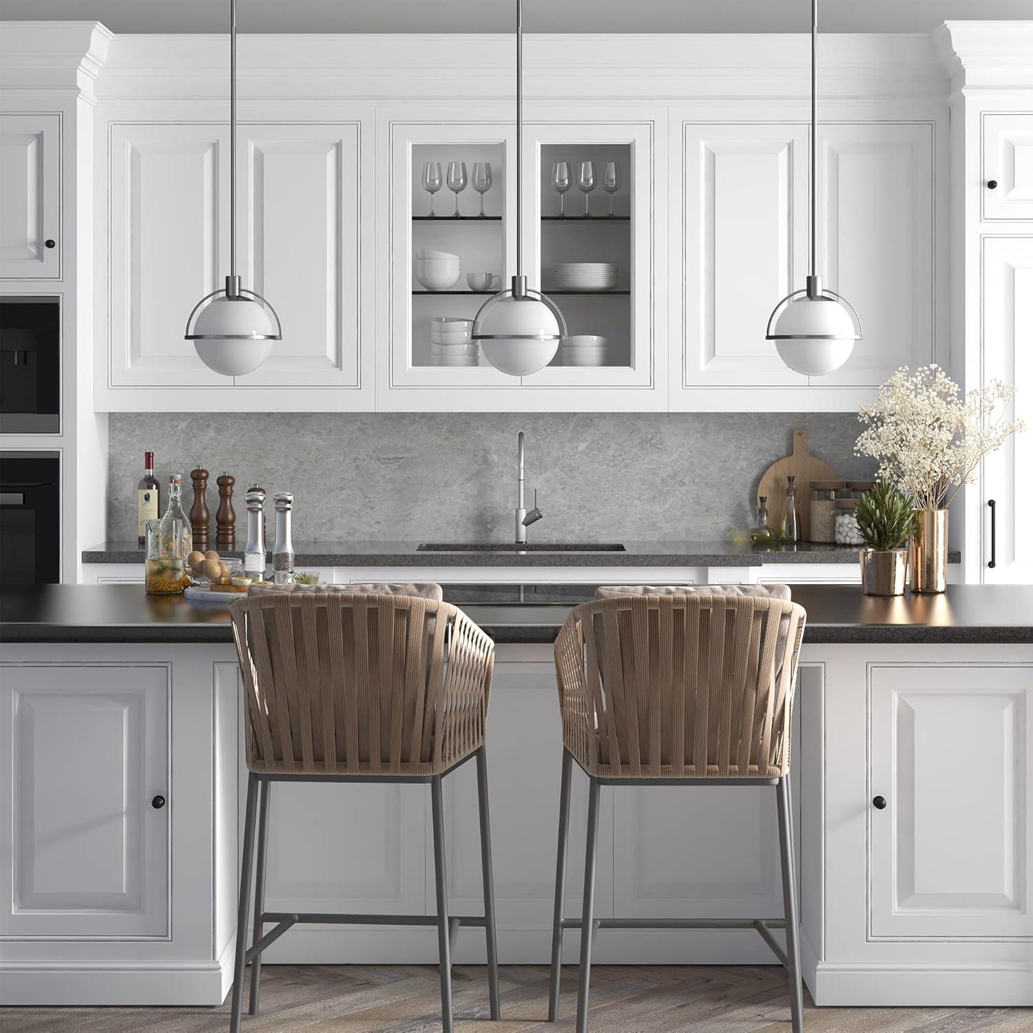 Evelyn&Zoe 9.25" Antique Brass Finish Metal/Glass Semi Flush Mount