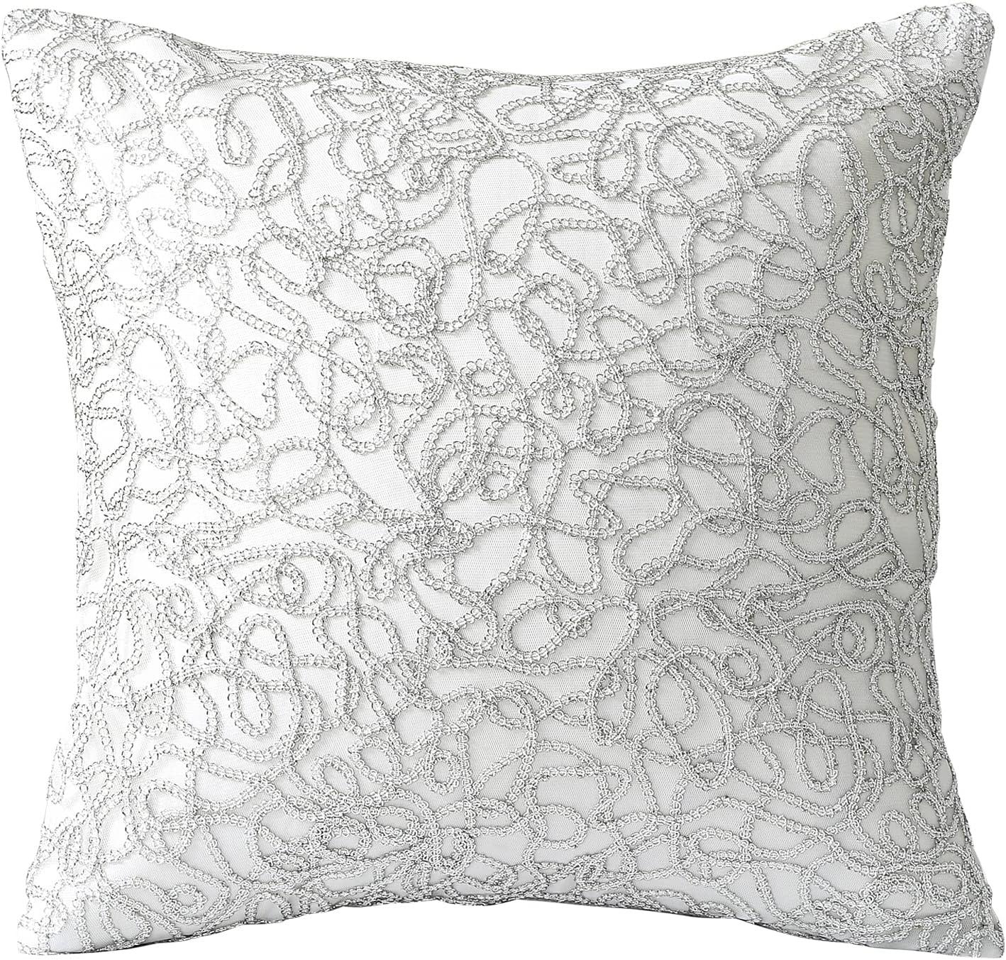 Violet Linen Reversible Throw Pillow