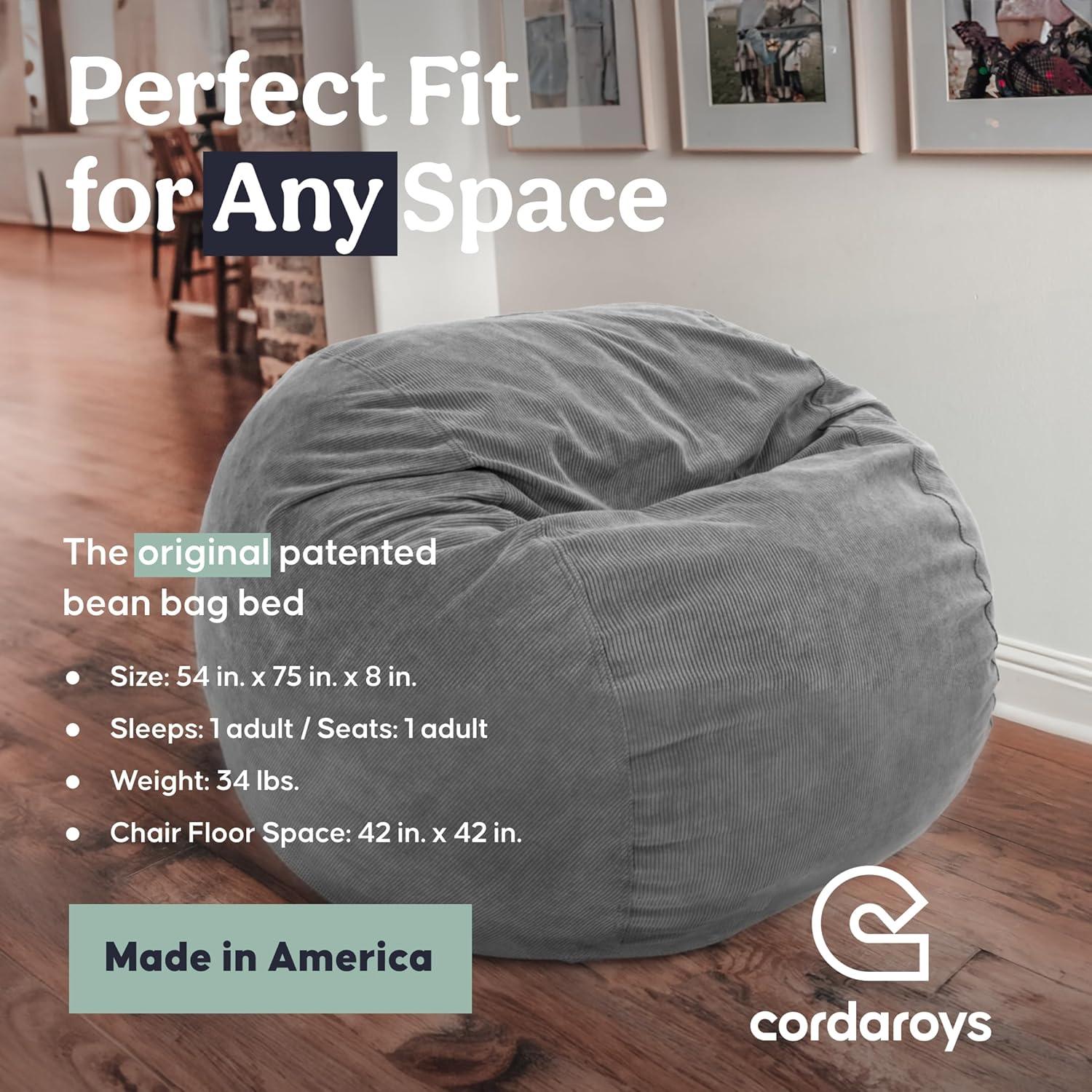 CordaRoy's CordaRoy's Corduroy Convertible Bean Bag Chair