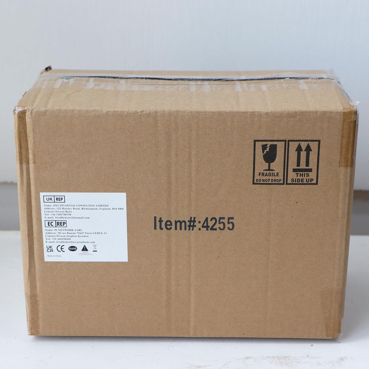 Set of 3 12/15/19 inch Metal Lanterns with Tempered Glass (Gold )