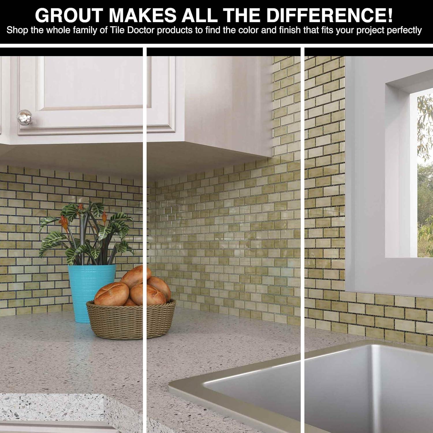 White Pearl 75 grams (1-Pack) Glass Grout Jewel and Starlike Crystal EVO 700 5.5 lb Grout Combo