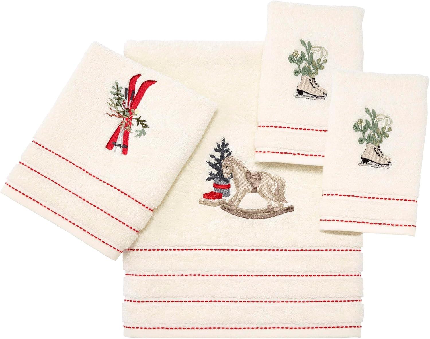 Avanti Linens Holiday Countdown Bath Towel