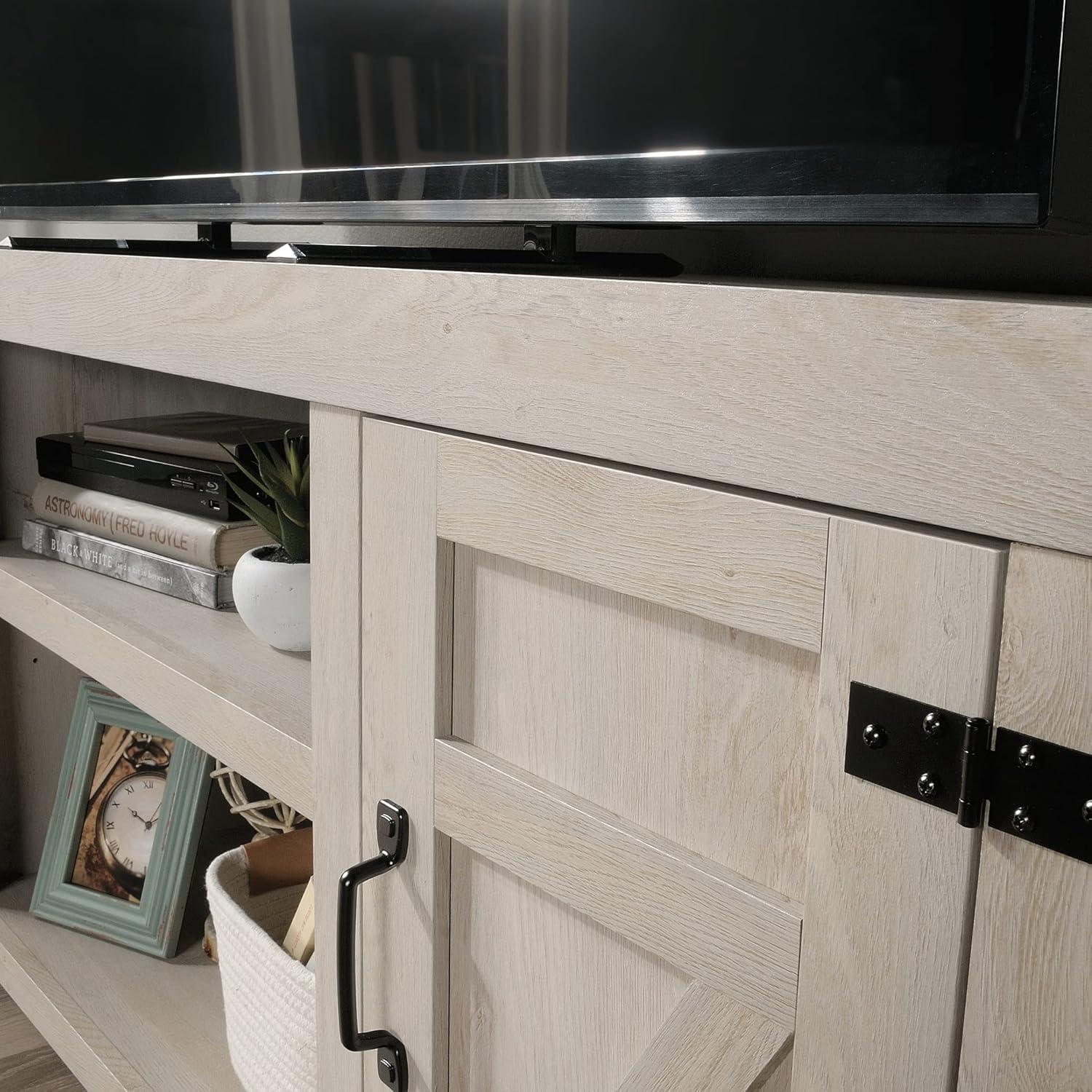 Chalked Chestnut Farmhouse TV Credenza with Cabinet