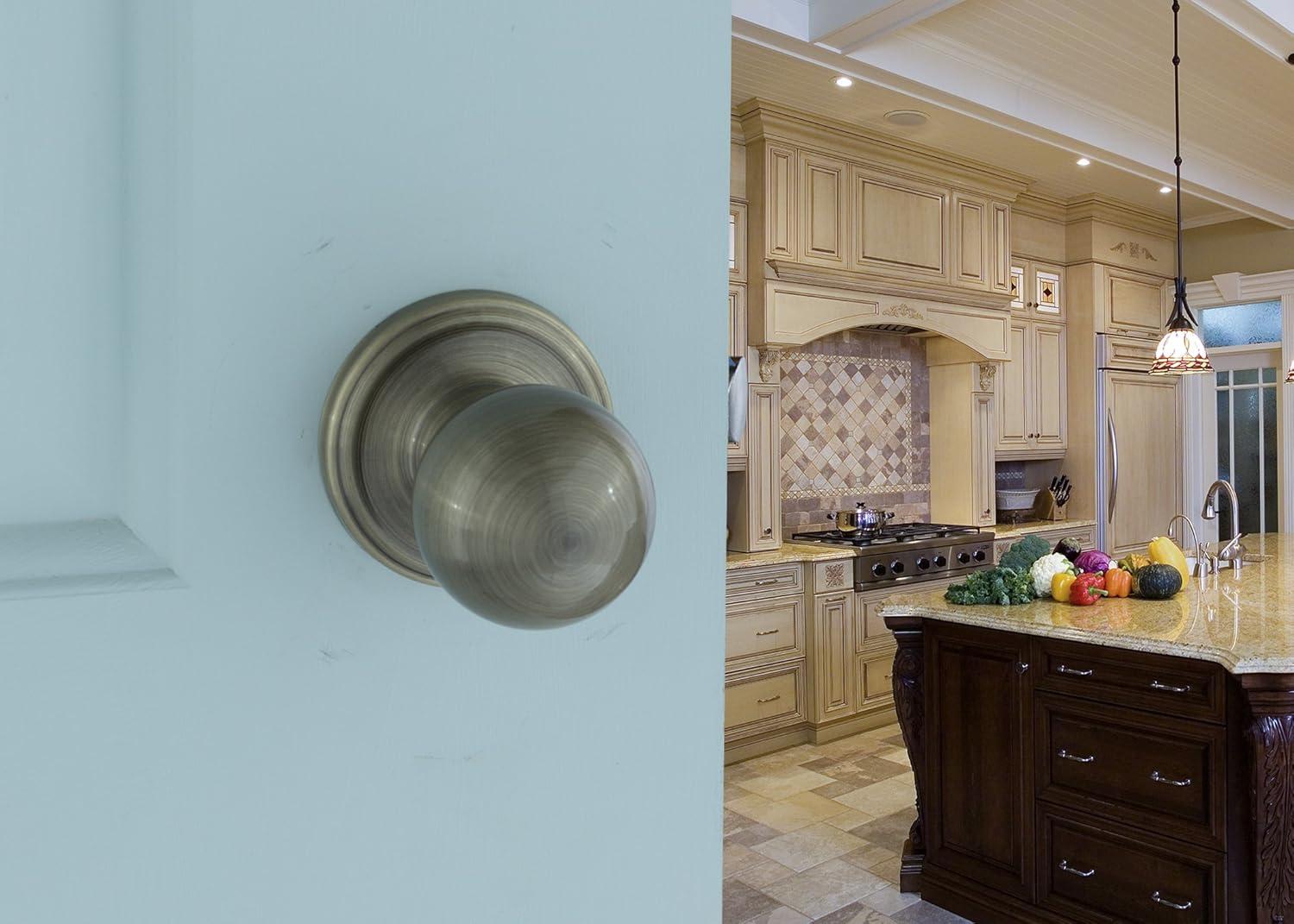 Ball Passage Door Knob with Round Rosette