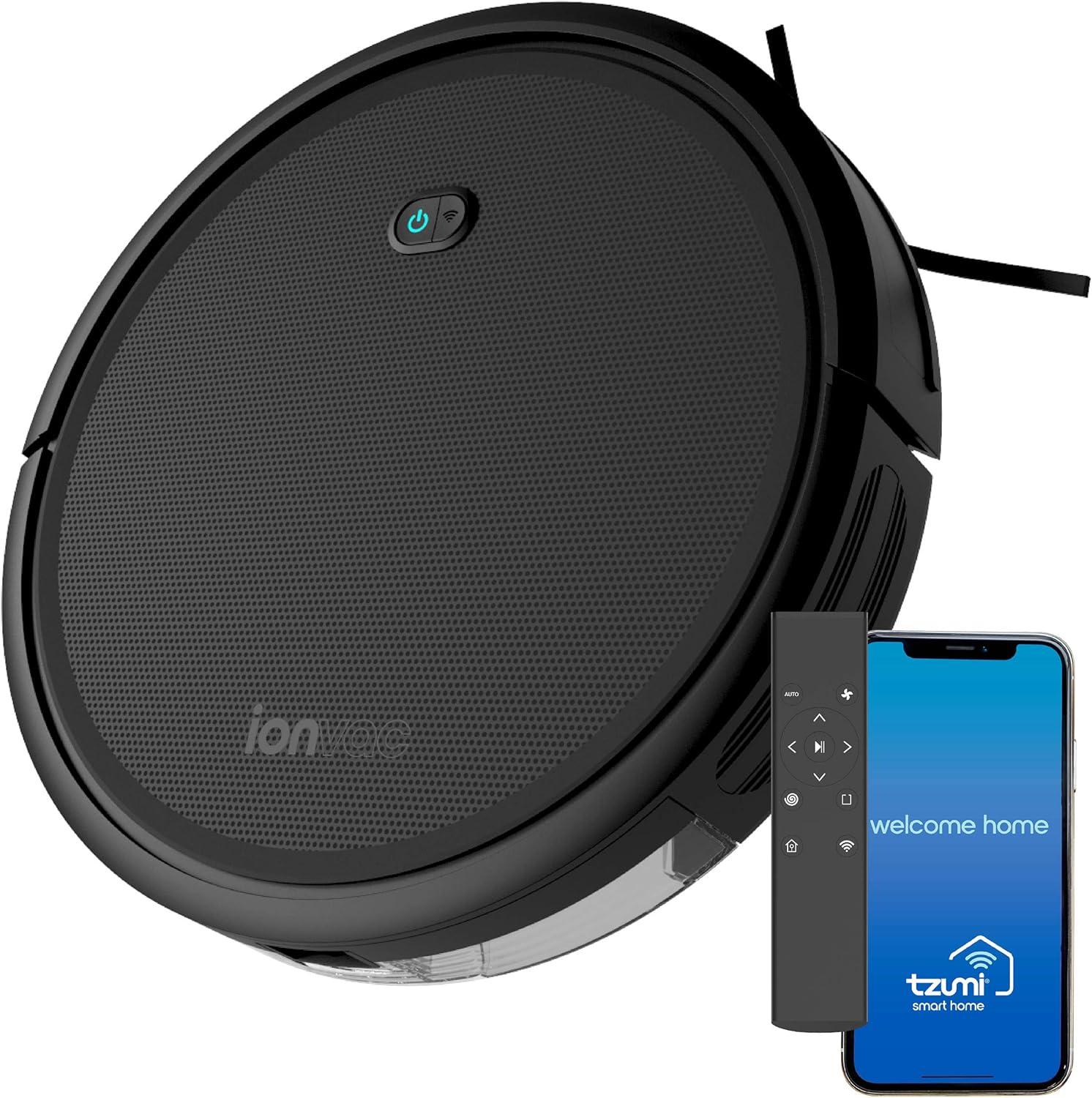 Ionvac SmartClean 2000 Robovac, WiFi Robotic Vacuum Cleaner with App/Remote Control, New