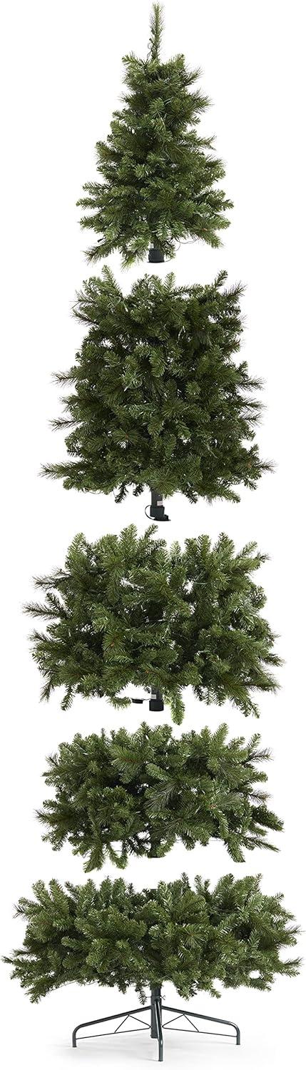 Home Heritage Cascade Quick Set Artificial Christmas Tree