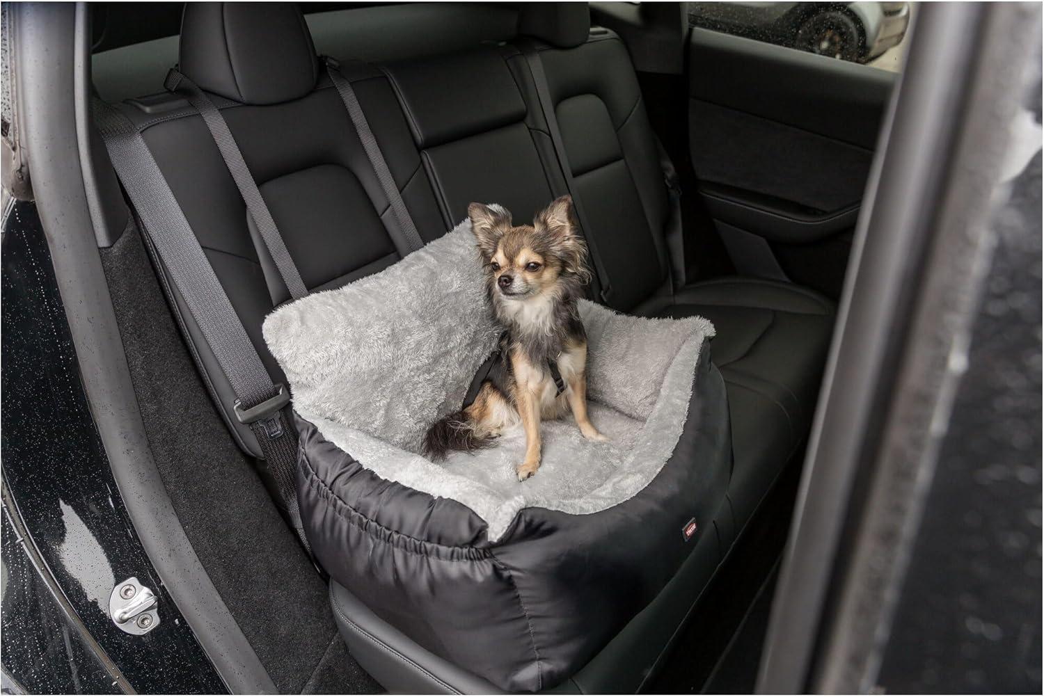 TRIXIE TRIXIE Convertible Lite Dog Car Seat for Small Dogs, Dog Booster Seat, Travel Pet Bed