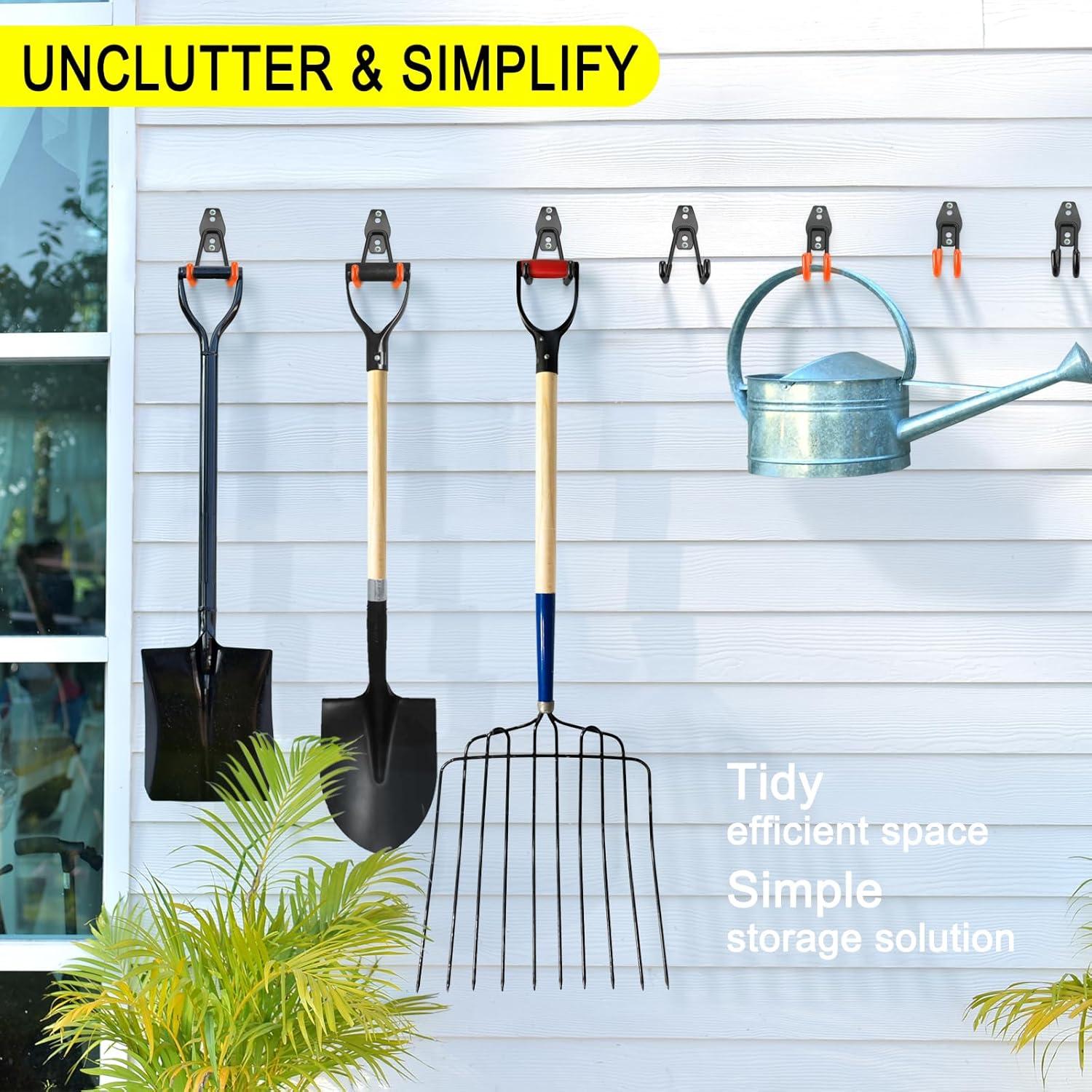 Heavy Duty Steel and PVC Garage Hooks for Storage