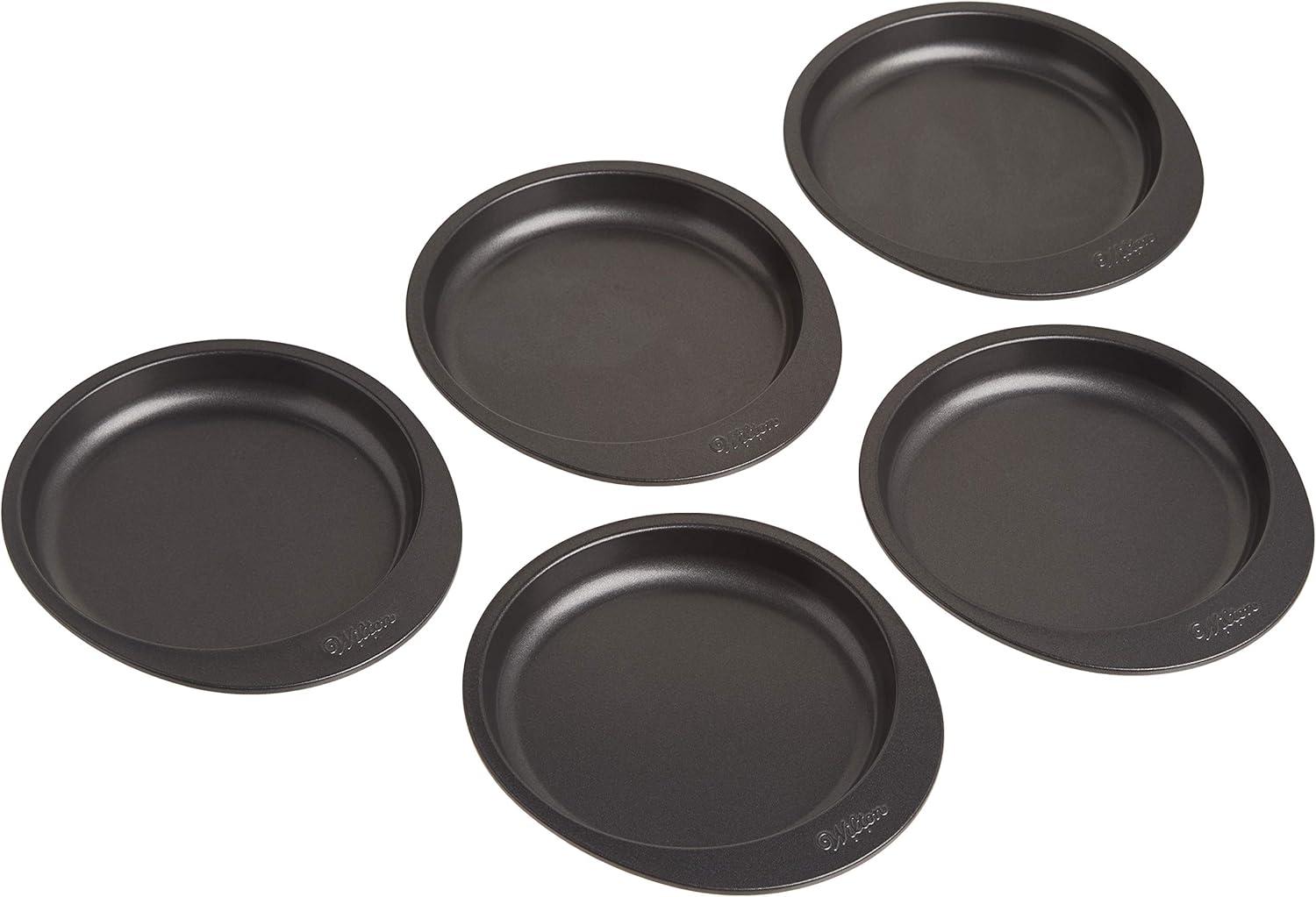 Wilton Easy Layers 5-Piece Layer Cake Pan Set, 6-Inch