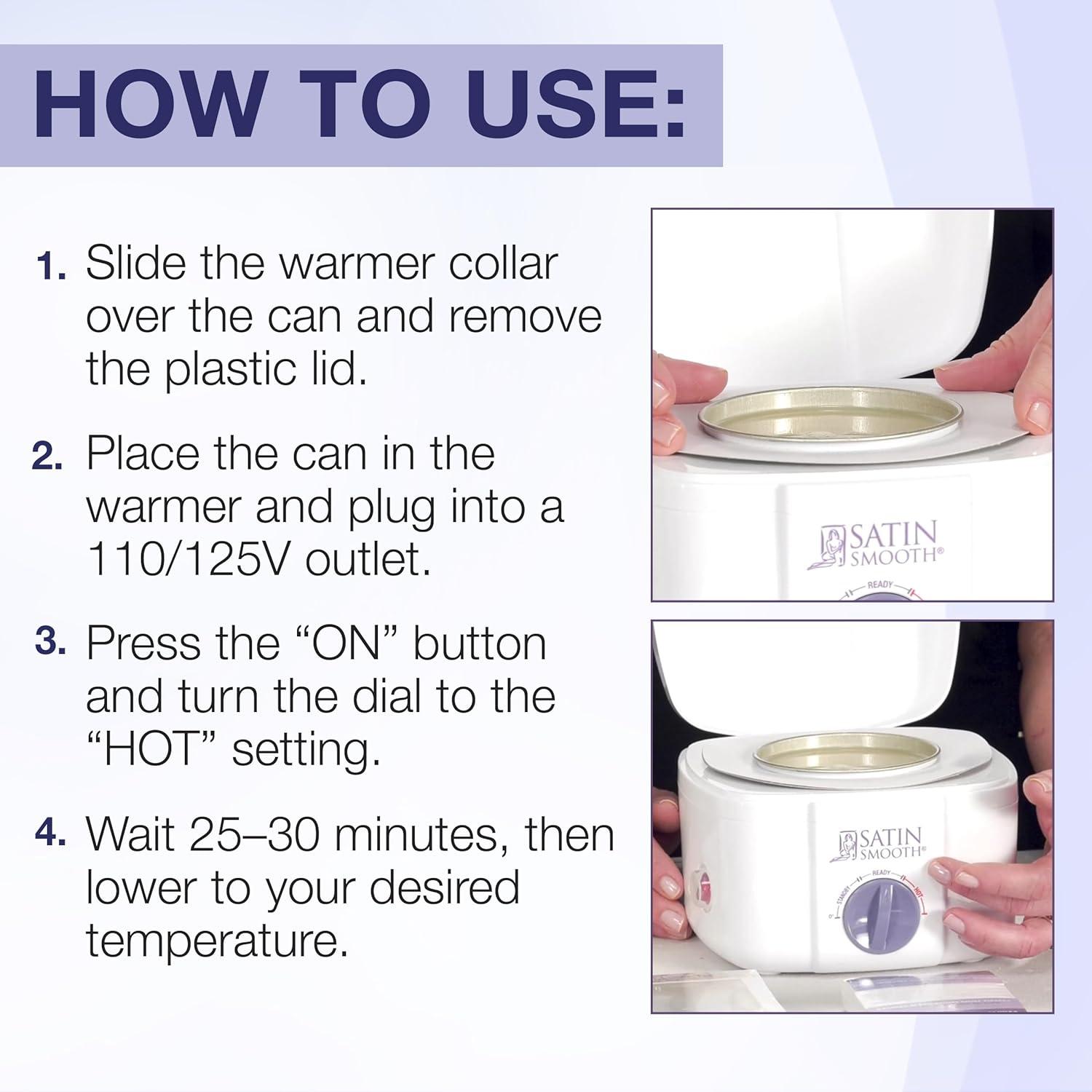 SATIN SMOOTH SSW12C Professional Single Wax Warmer