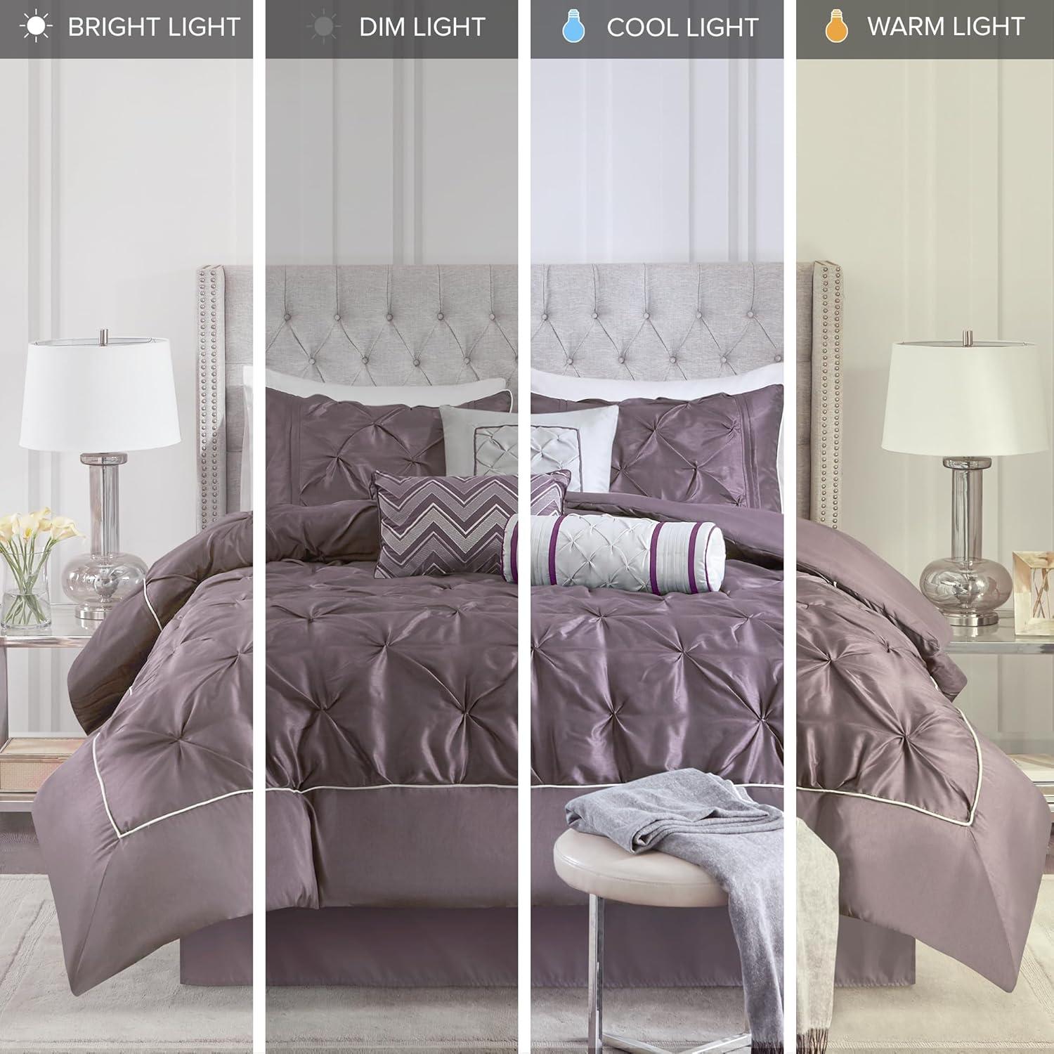 Madison Park Laurel 7 Piece Tufted Comforter Set