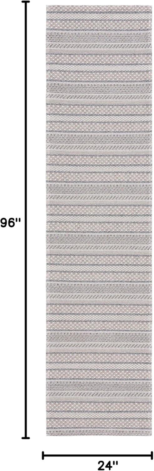 Martha Stewart Rugs Martha Stewart 412 Cotton Striped Rug in Beige