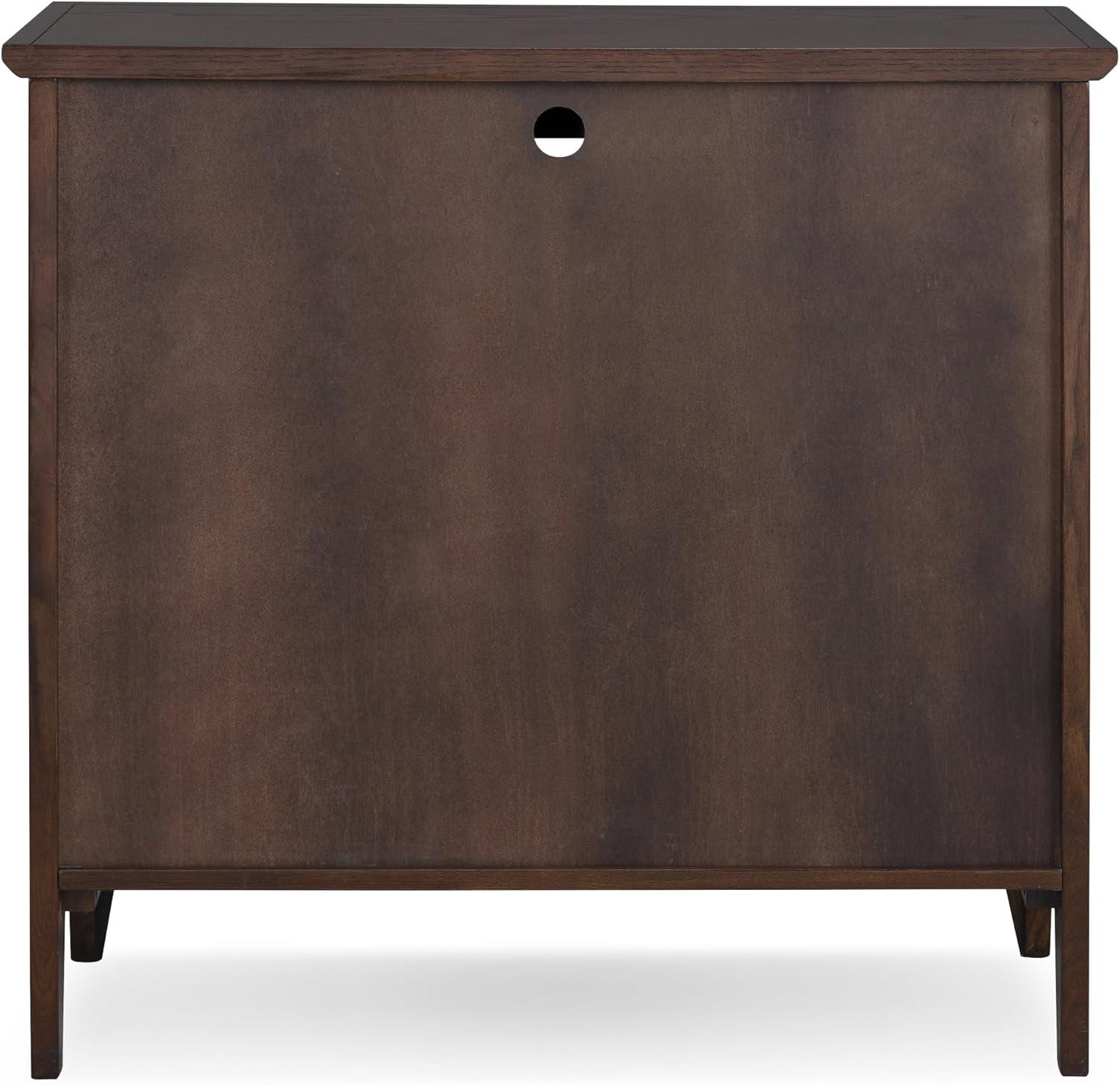 Leick Home Curio Cabinet in Chocolate Oak