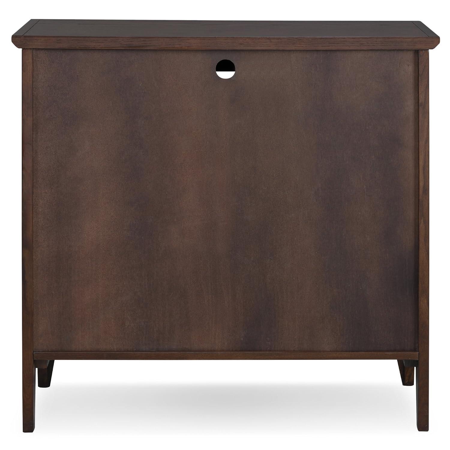 Leick Home Curio Cabinet in Chocolate Oak