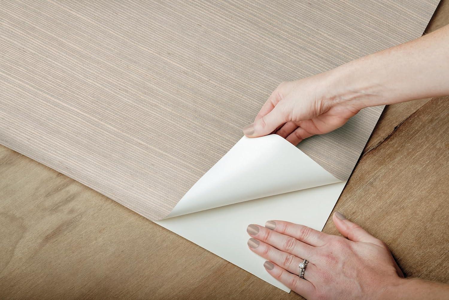 Birch Lane™ Weatherhill Natural Sisal Peel and Stick Grasscloth Wallpaper