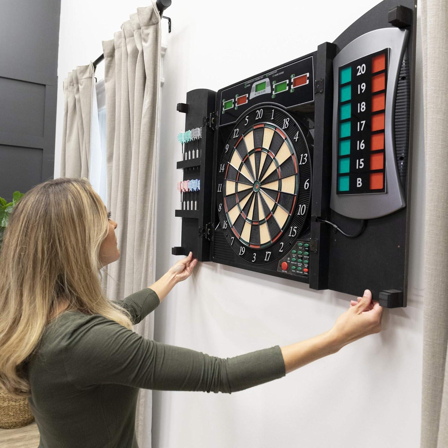 Arachnid Cricket Maxx 1.0 Electronic Dartboard Cabinet Set