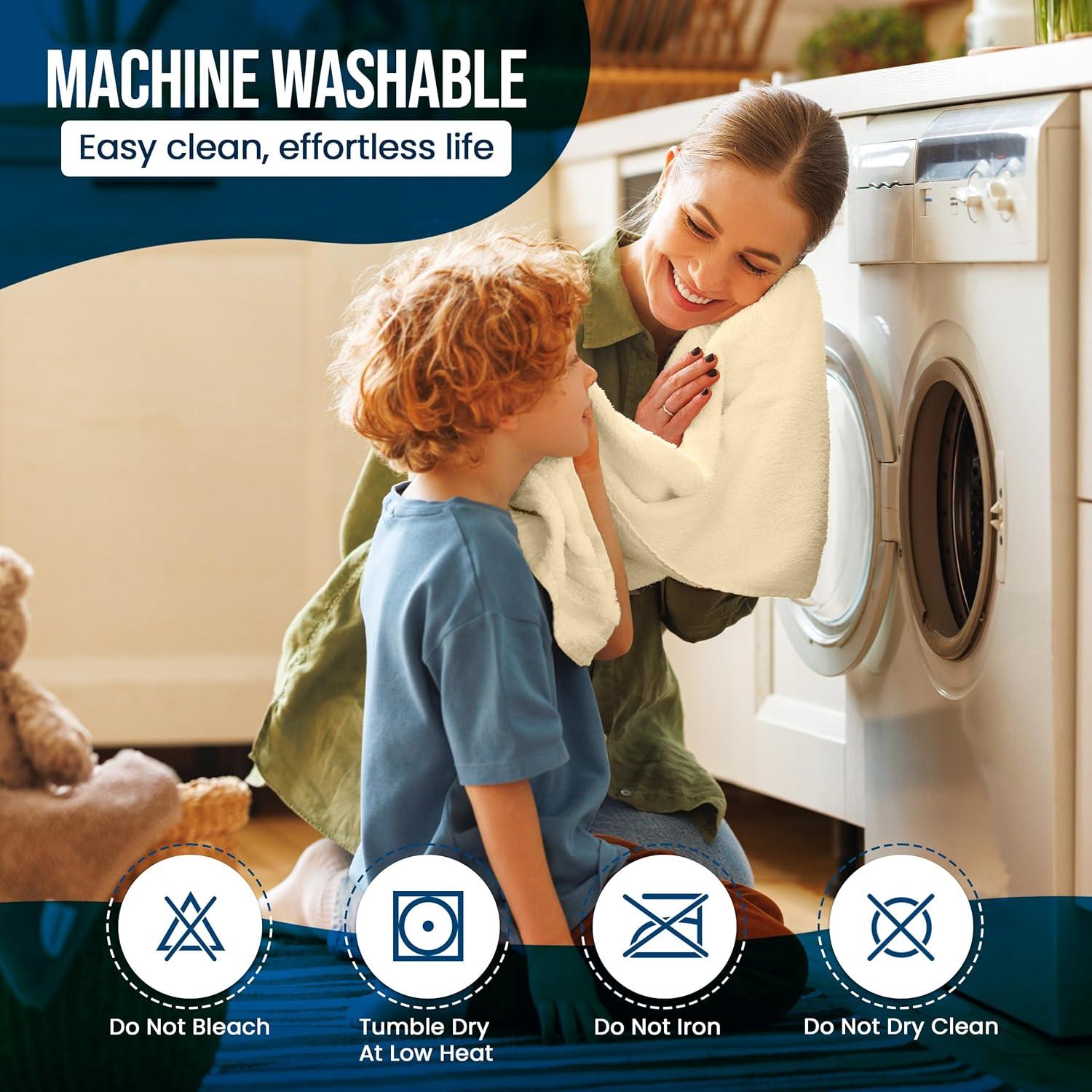 PEKUR Waterproof Mattress Protector – Fitted Sheet Style, Deep Pocket Cover Fits Up to 15 Inches, Washable & Breathable Mattress Topper