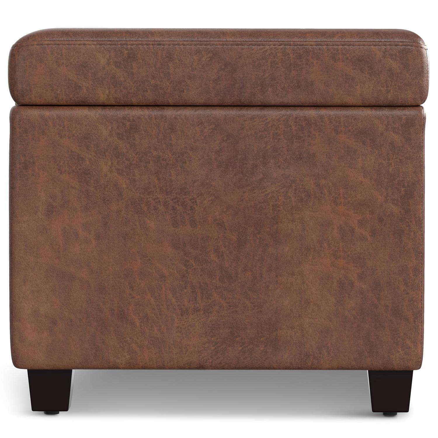 Simpli Home Avalon Extra Large Storage Ottoman Bench,Assembled