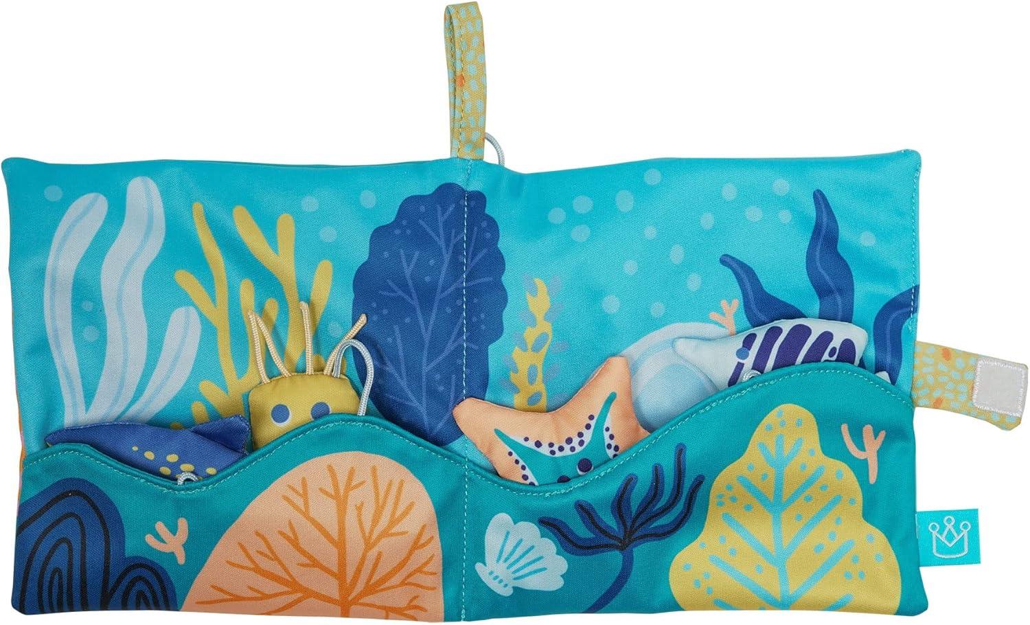 Manhattan Toy Deep Sea Dive Machine Washable Bath Time Activity Book for Infants and Toddlers