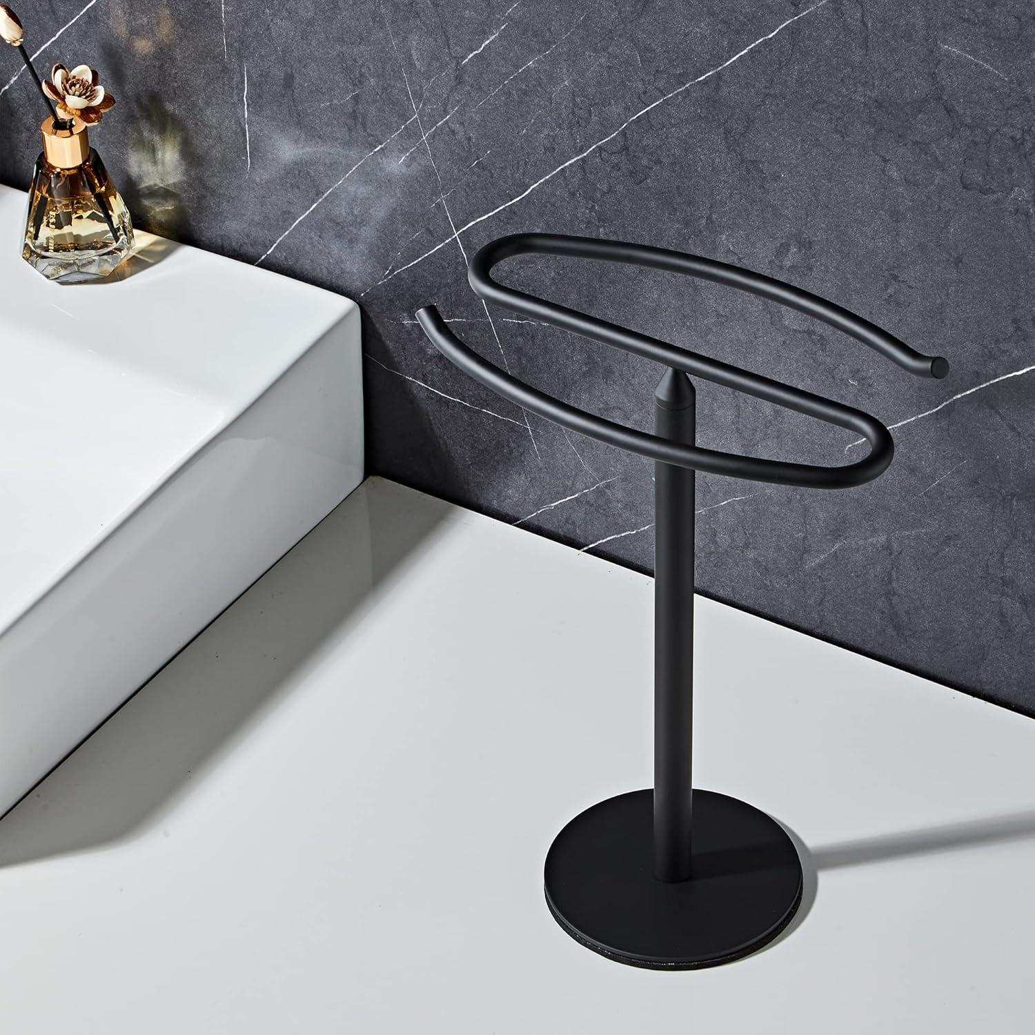 JASODI F0BMKV61HX Hand Towel Holder Stand, Free-Standing Towel Rack