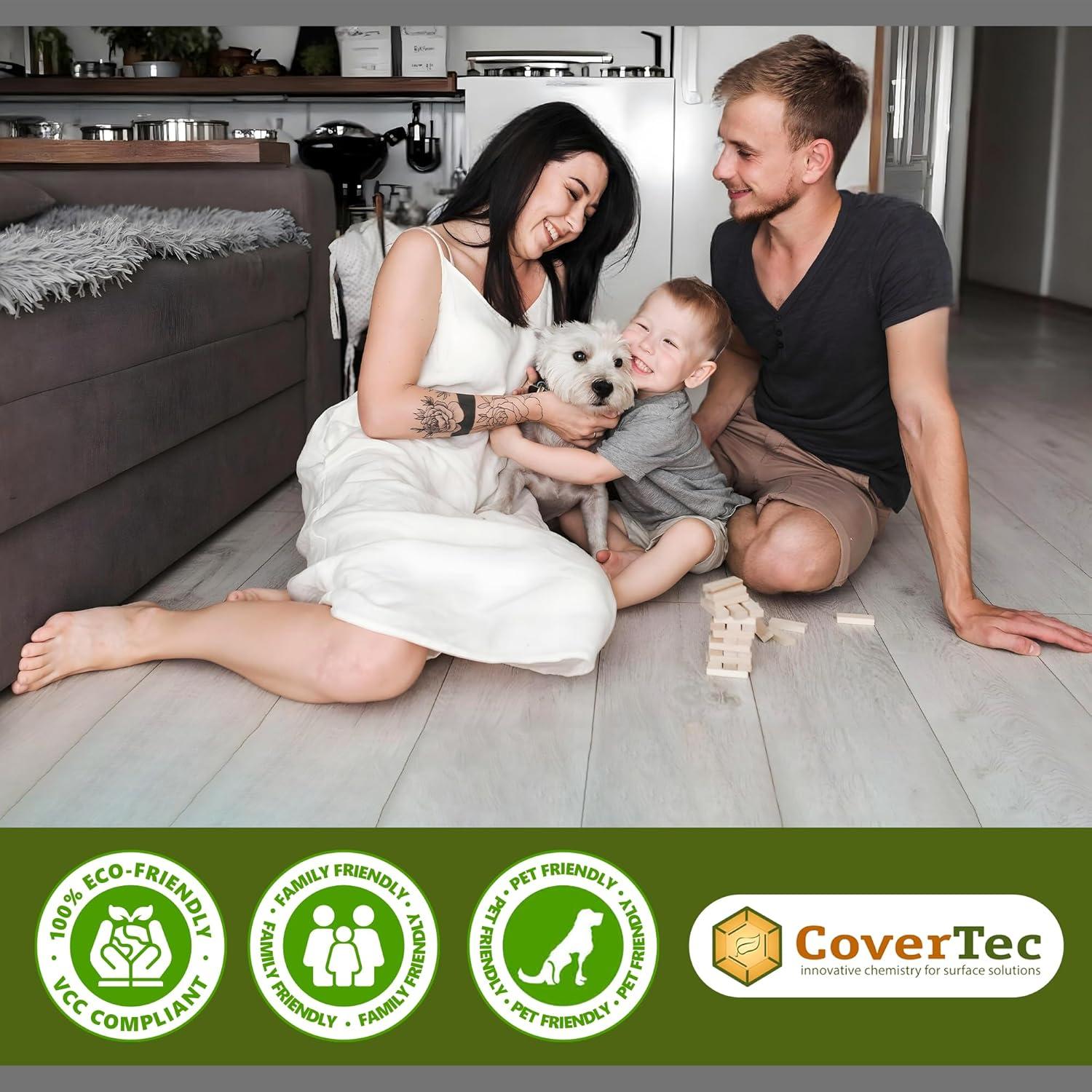 CoverTec GlazeGuard Gloss Ceramic & Porcelain Tile Sealer, Wet Look, 32 oz