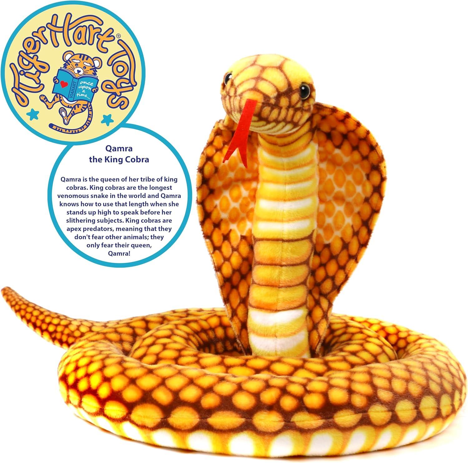 Qamra the King Cobra - 102 Inch Stuffed Animal Plush - By Viahart