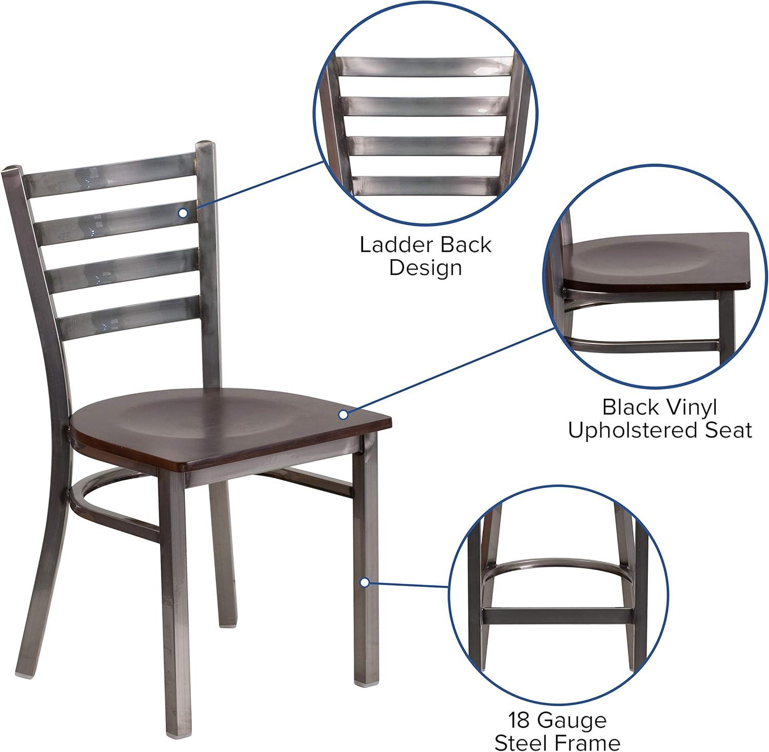 Kendall Ladder Back Metal Restaurant Chair