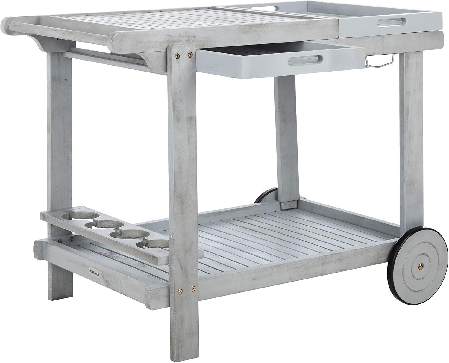 Orland Outdoor Tea Trolley  - Safavieh