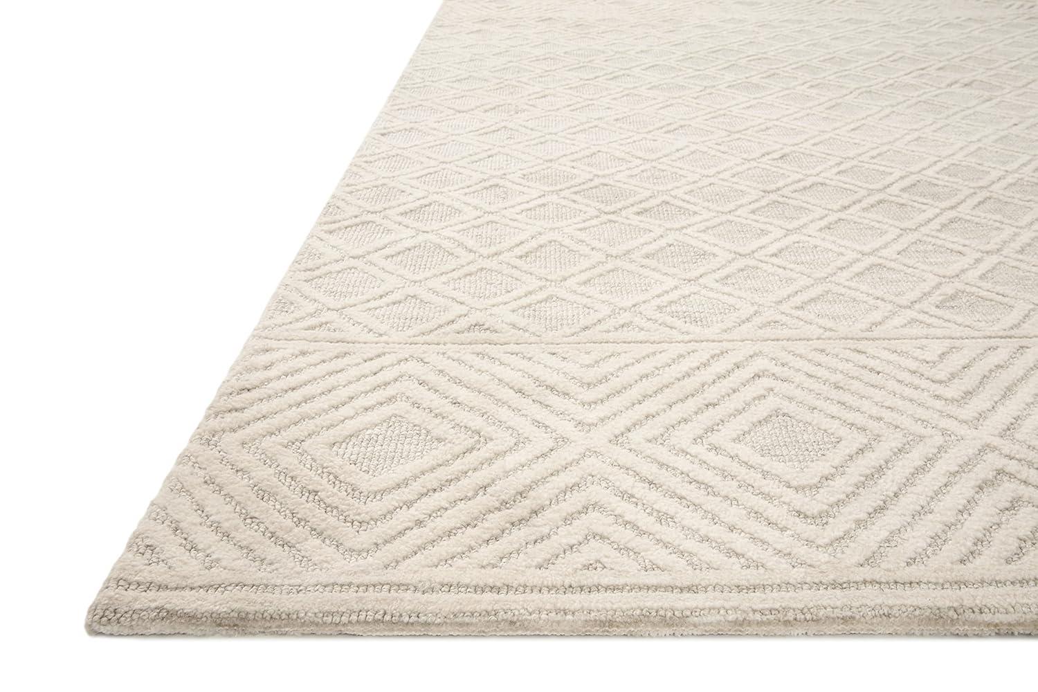 Loloi II Neda Geometric Ivory/Natural Area Rug
