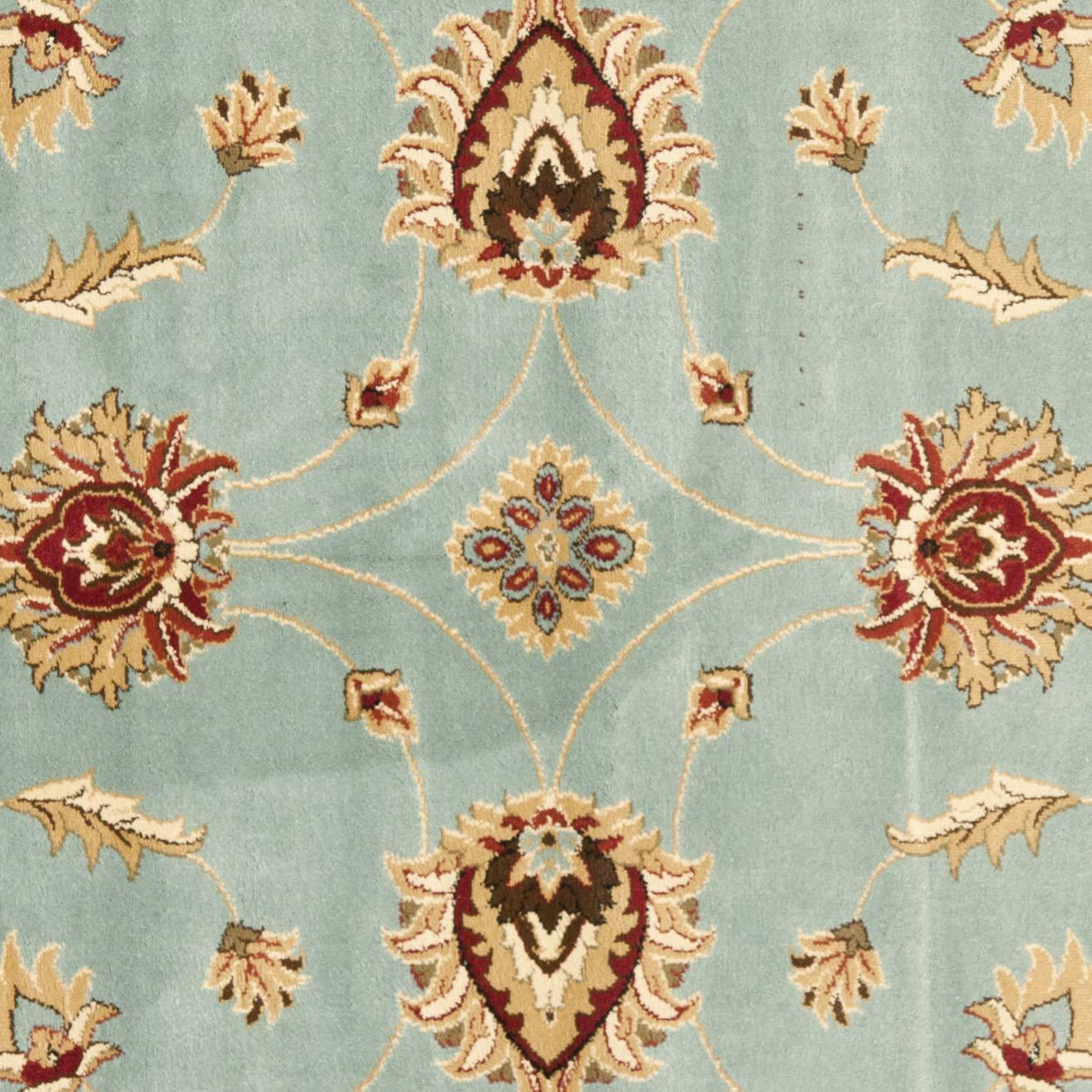 Lyndhurst LNH553 Power Loomed Area Rug - Blue/Ivory - 6'7"x6'7" - Safavieh