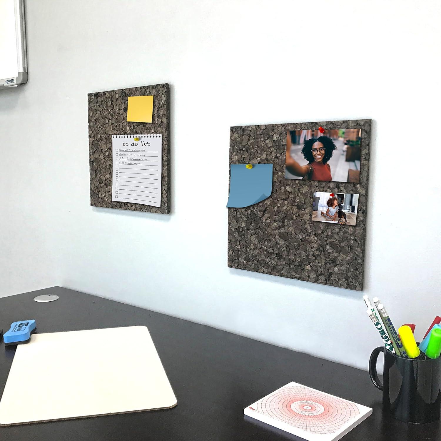 Flipside Products Wall Cork Reversible Mini - Up To 2' Bulletin Board (Set of 16)