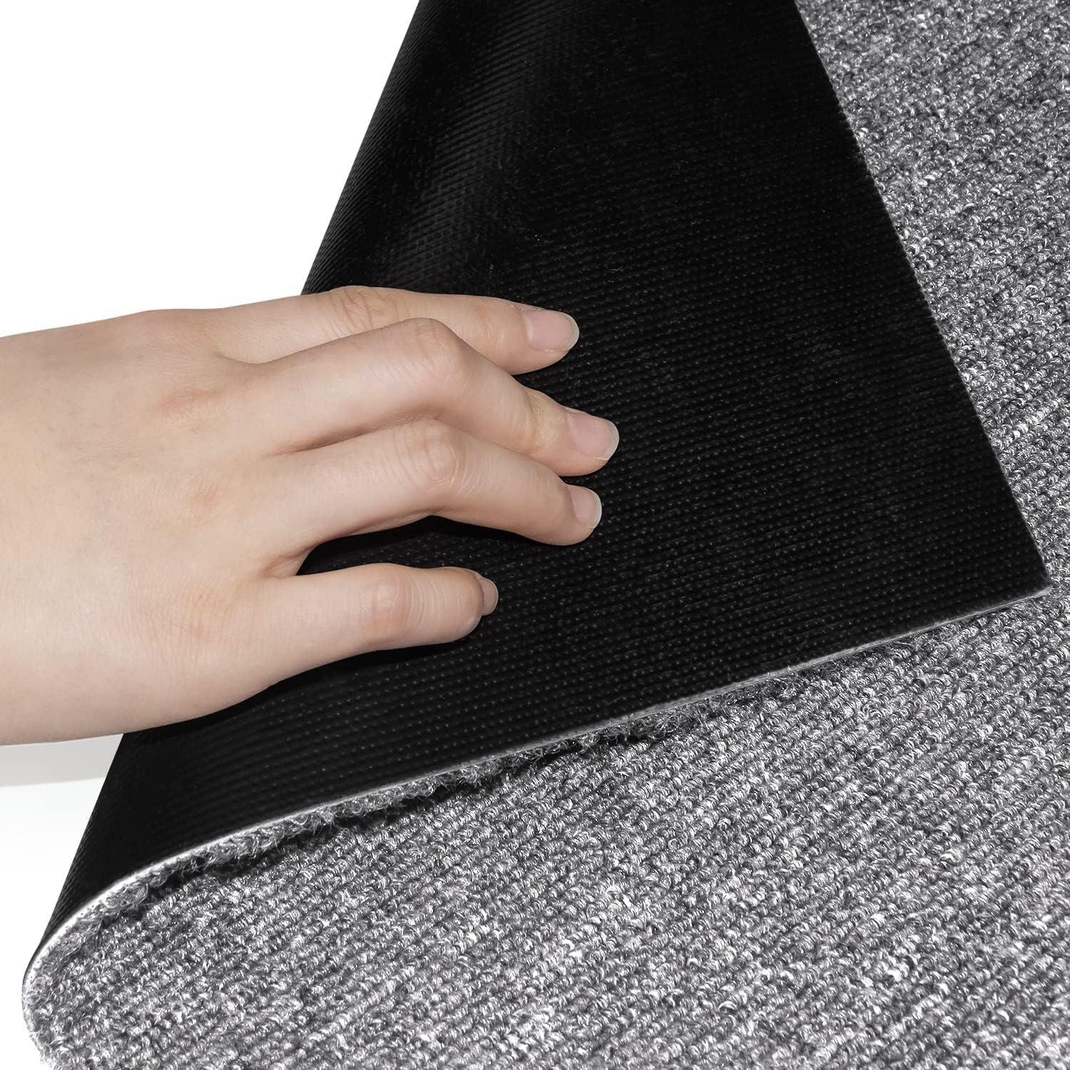 Carpet Tile 20”x 20”Commercial Heavy Duty Square Carpet Tile with Adhesive Stickers Indoor Outdoor Anti-Slip Carpet Squares for Kids Room, Bedroom,Dining Room, 20 Tiles Per Box/54Sq Ft
