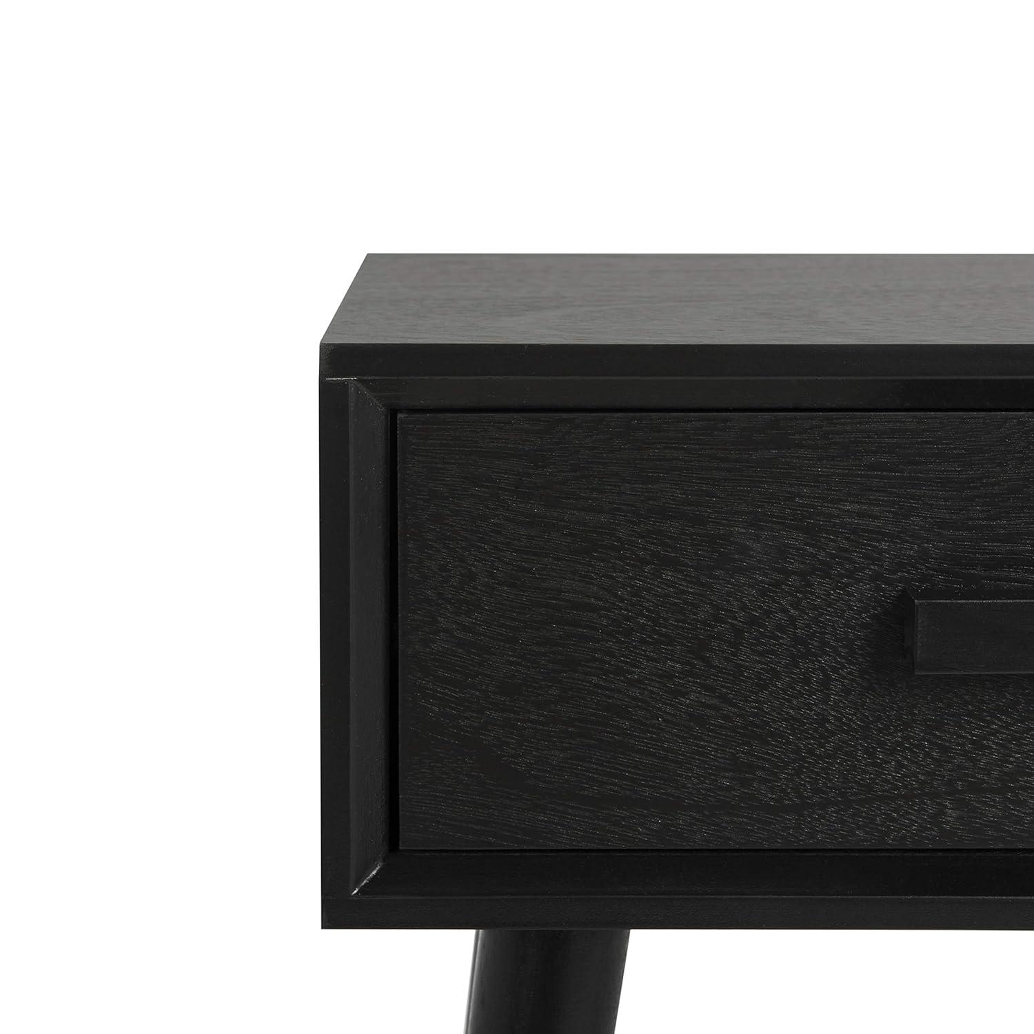 Lyle 1 Drawer Side Table - Black - Safavieh.