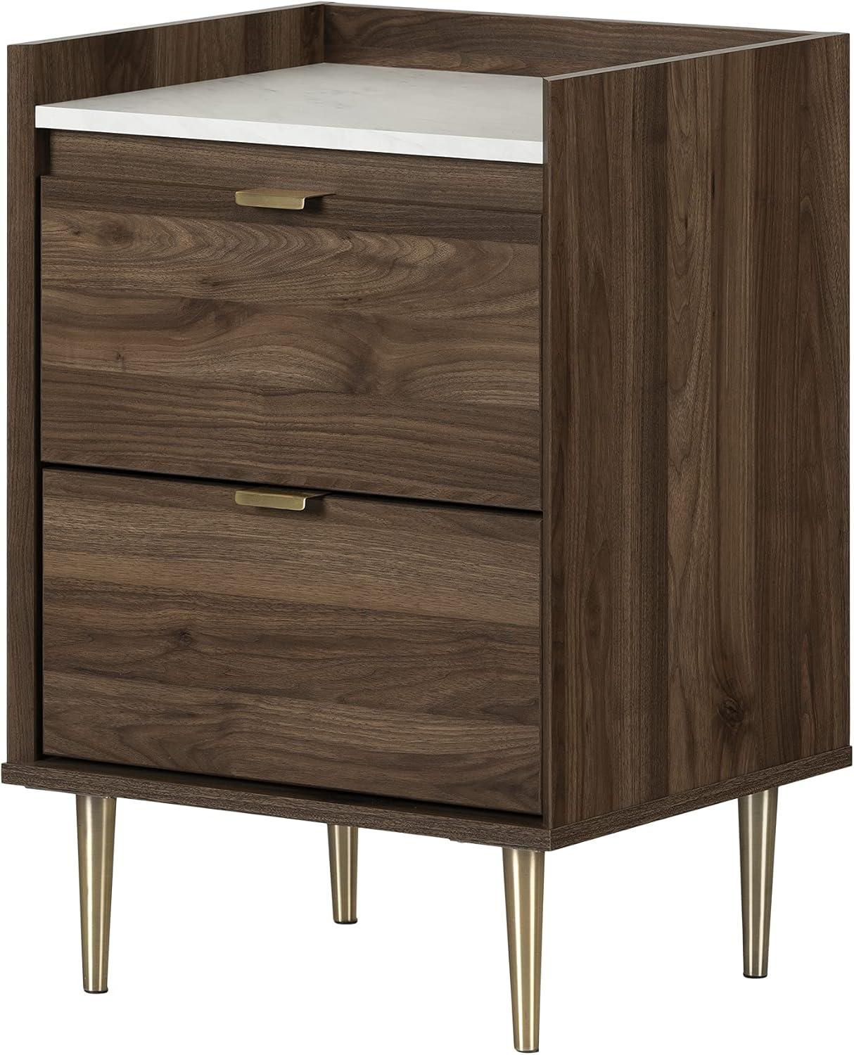 Hype 2 Drawer End Table with Storage