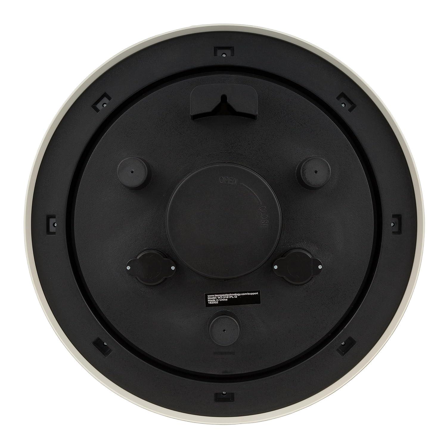 JIAHAO WT-3181PL-Q Quartz Indoor/Outdoor Wall Clock, 18"