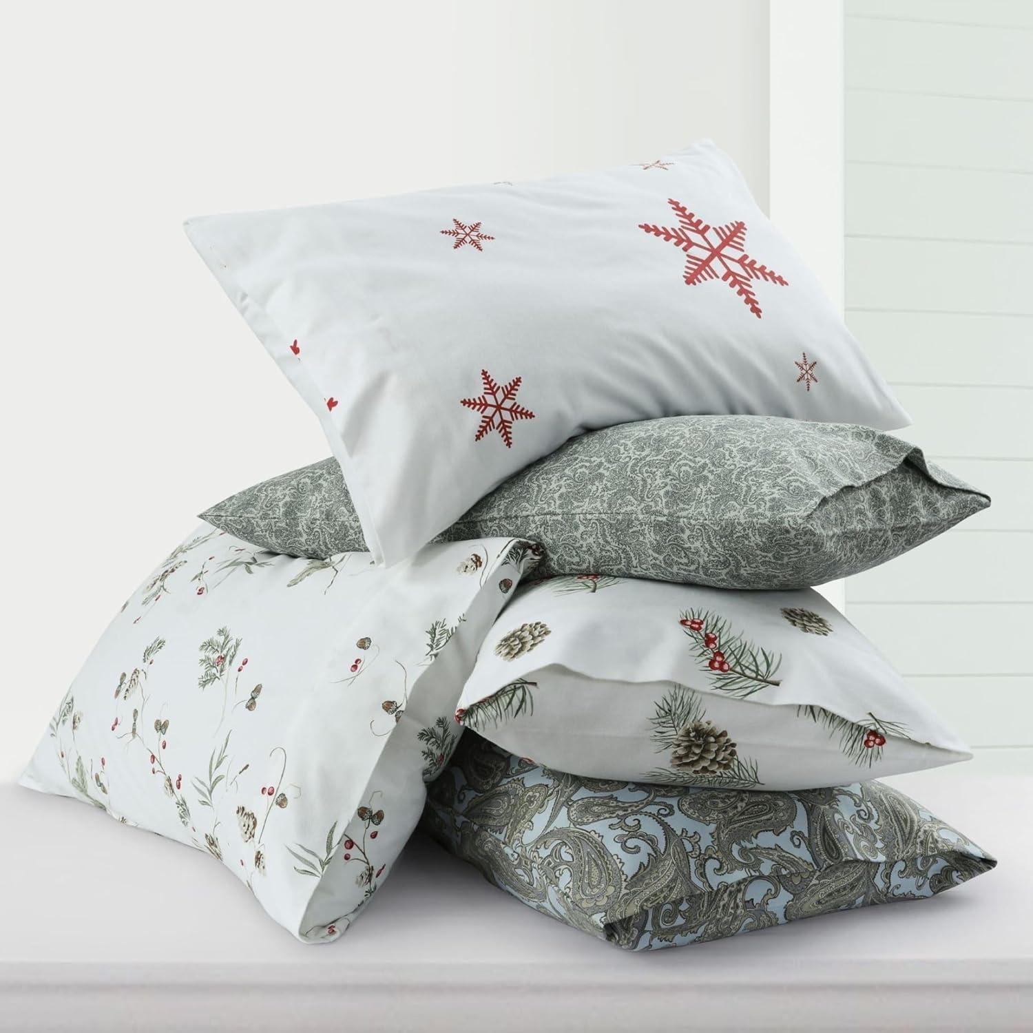 Tribeca Living Flannel Paisley Sheet Set