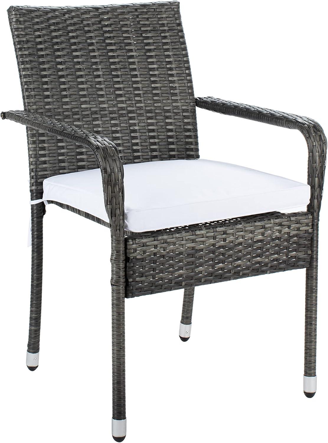 Laban Bistro Set - Outdoor - PAT7718 - Grey Brown/White - Safavieh